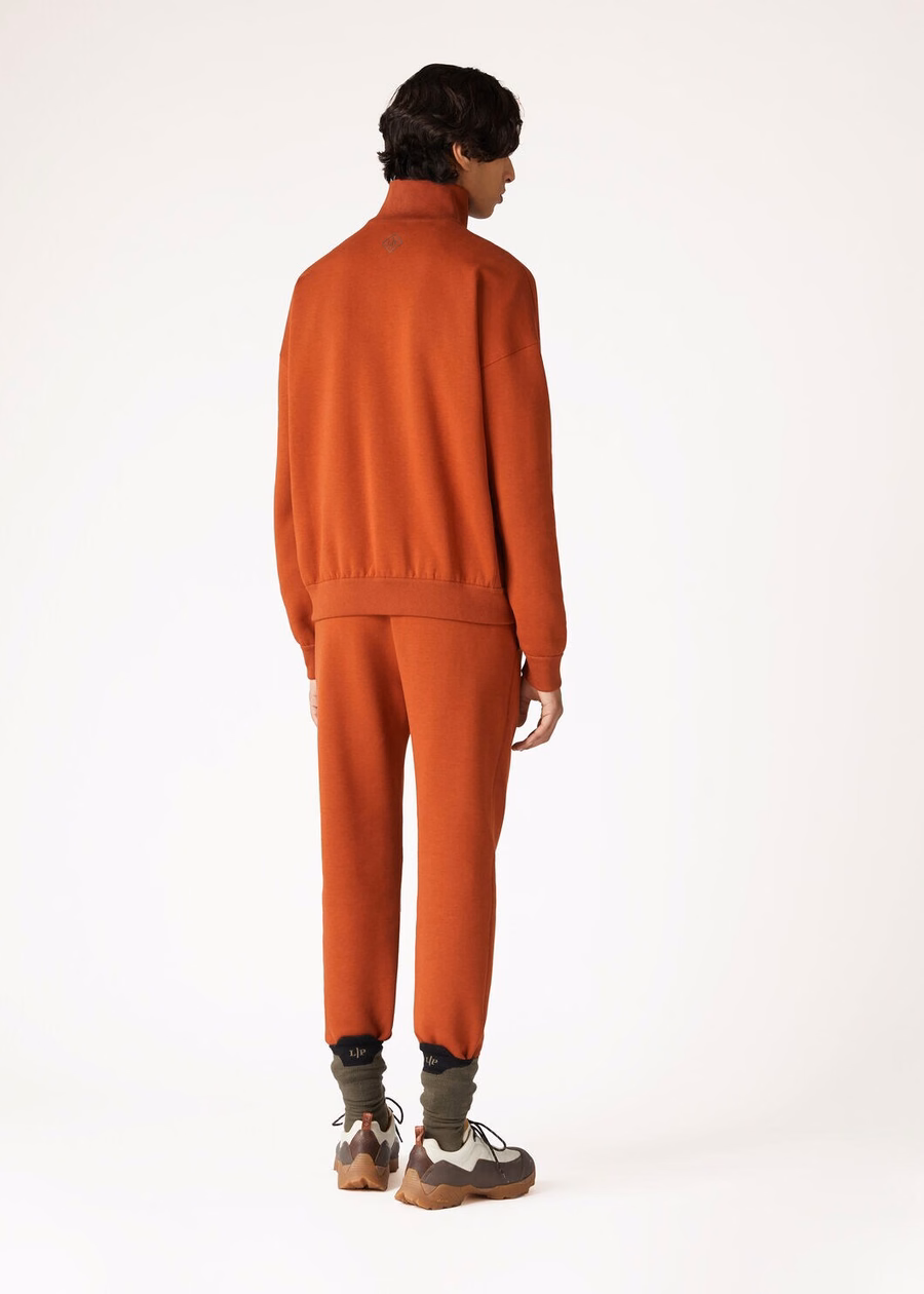 Larecchio Sweater Cotton Cashmere Jasper Coral Orange