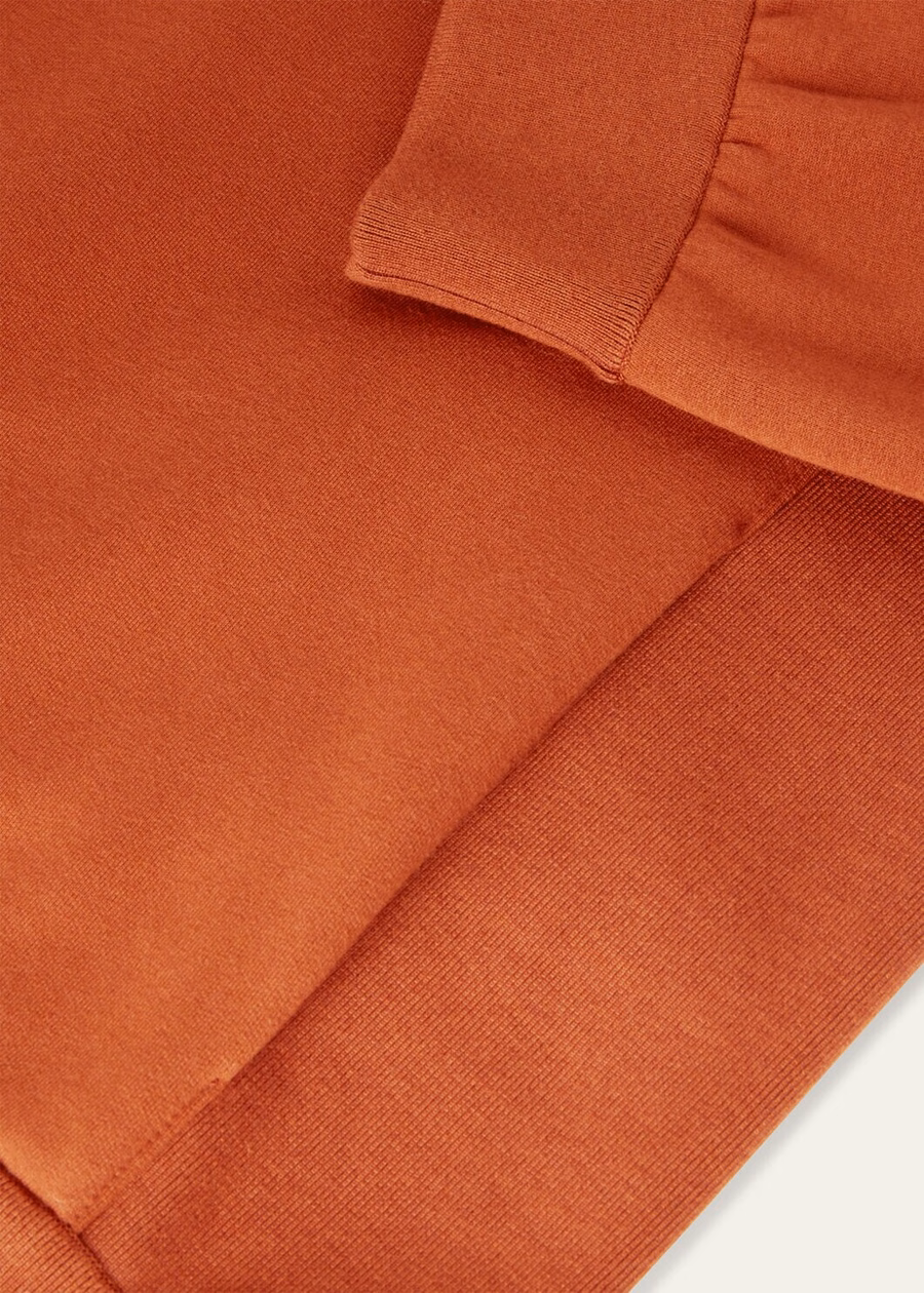 Larecchio Sweater Cotton Cashmere Jasper Coral Orange