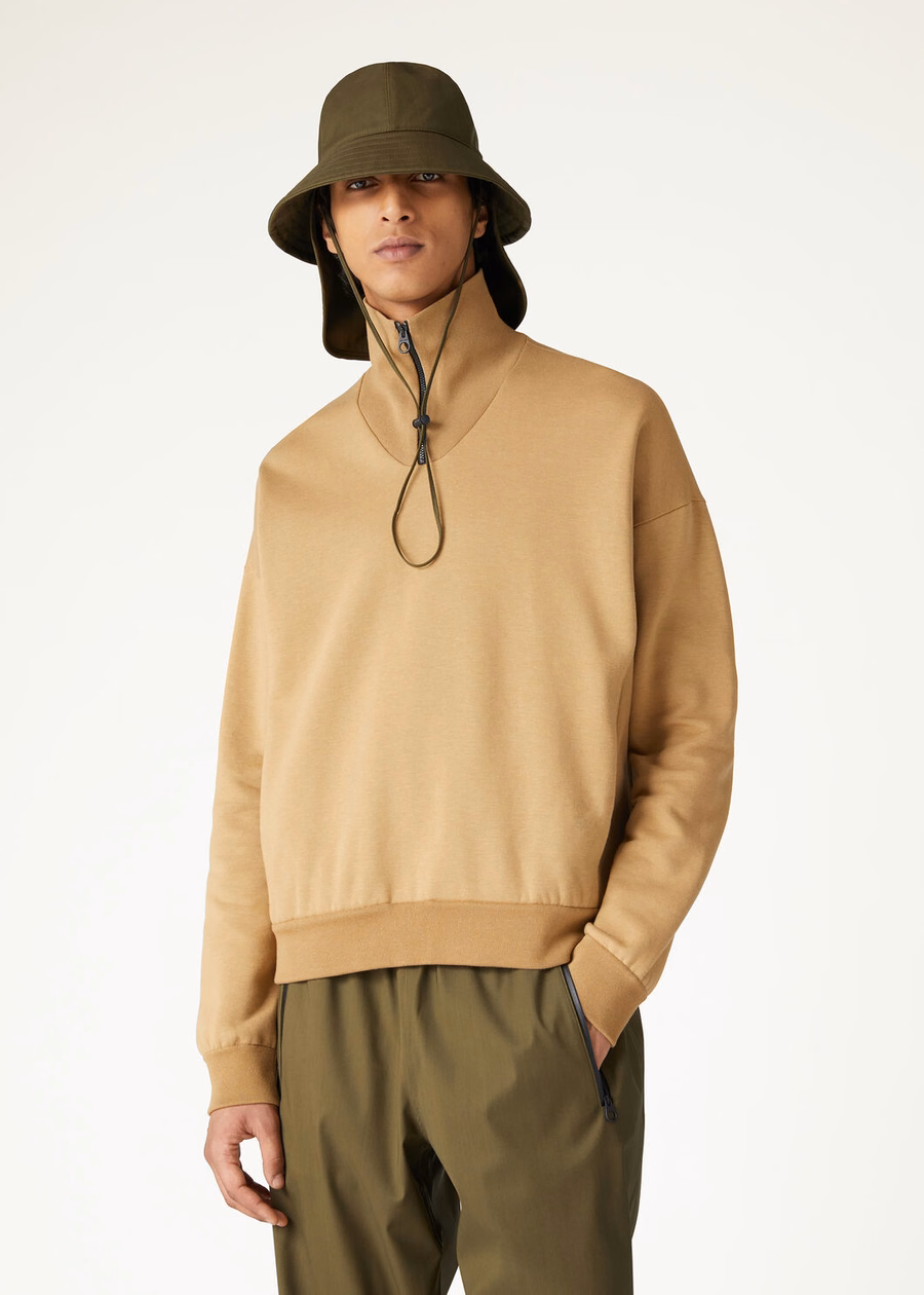 Larecchio Sweater Cotton Cashmere Golden Carpentry
