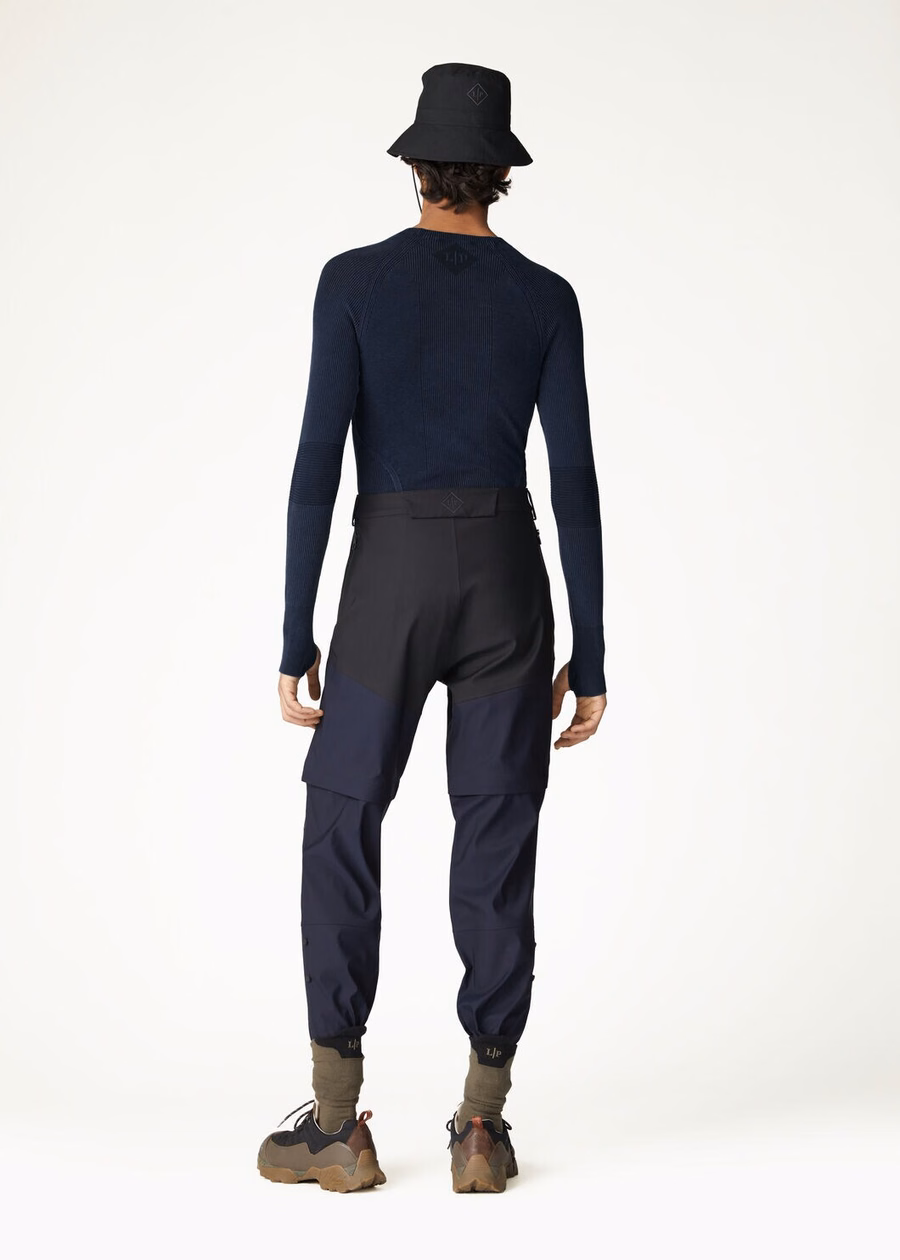 Lagorai Crewneck Silk Ocean Depths