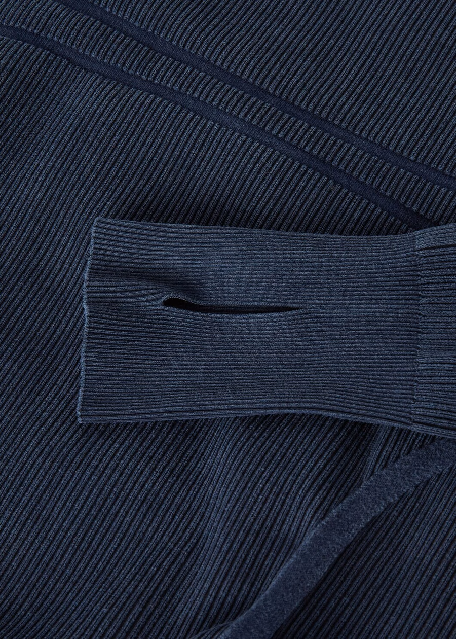 Lagorai Crewneck Silk Ocean Depths