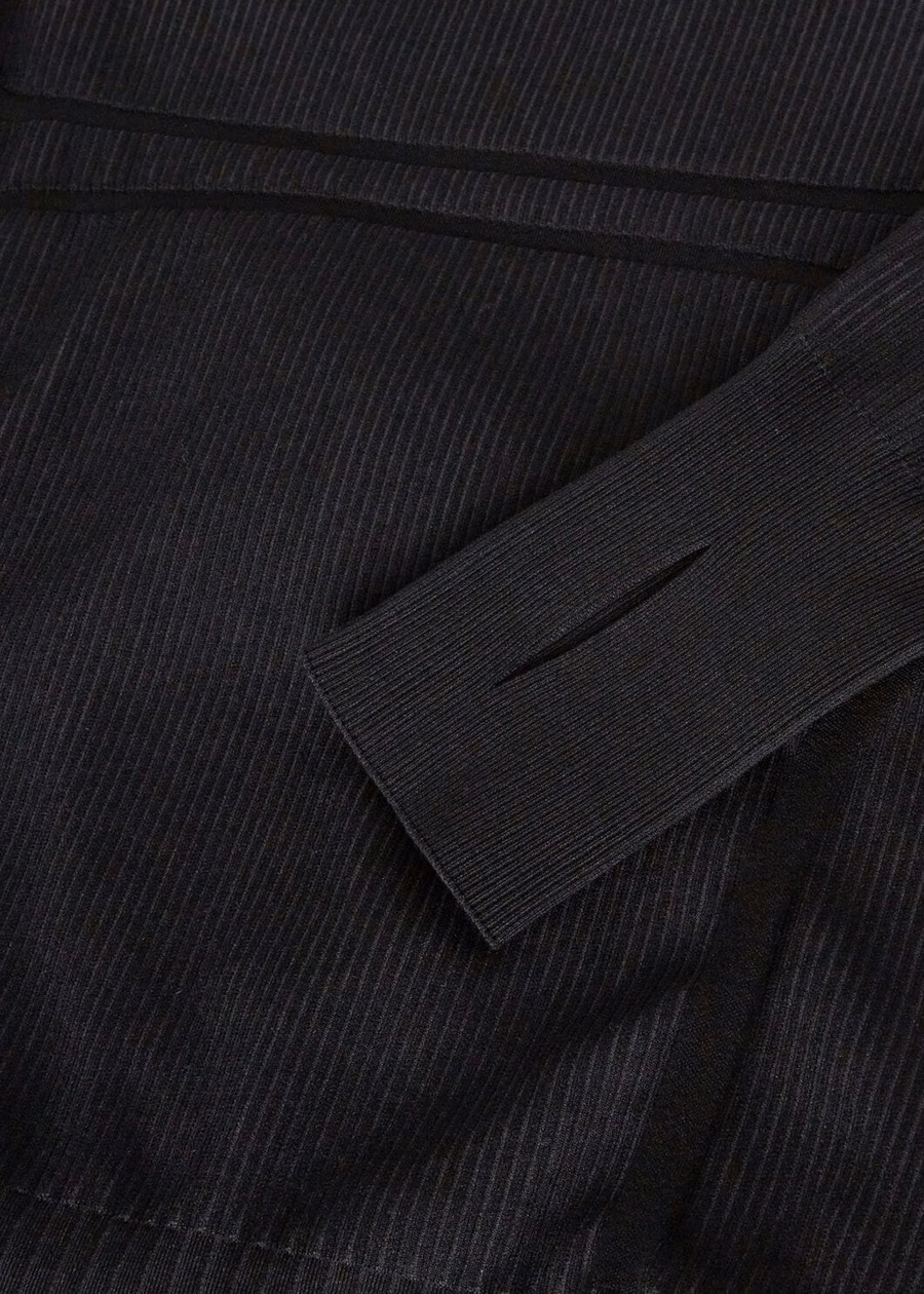 Lagorai Crewneck Silk Black Sand