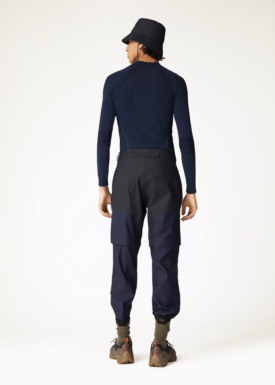Lagorai Turtleneck Silk Ocean Depths