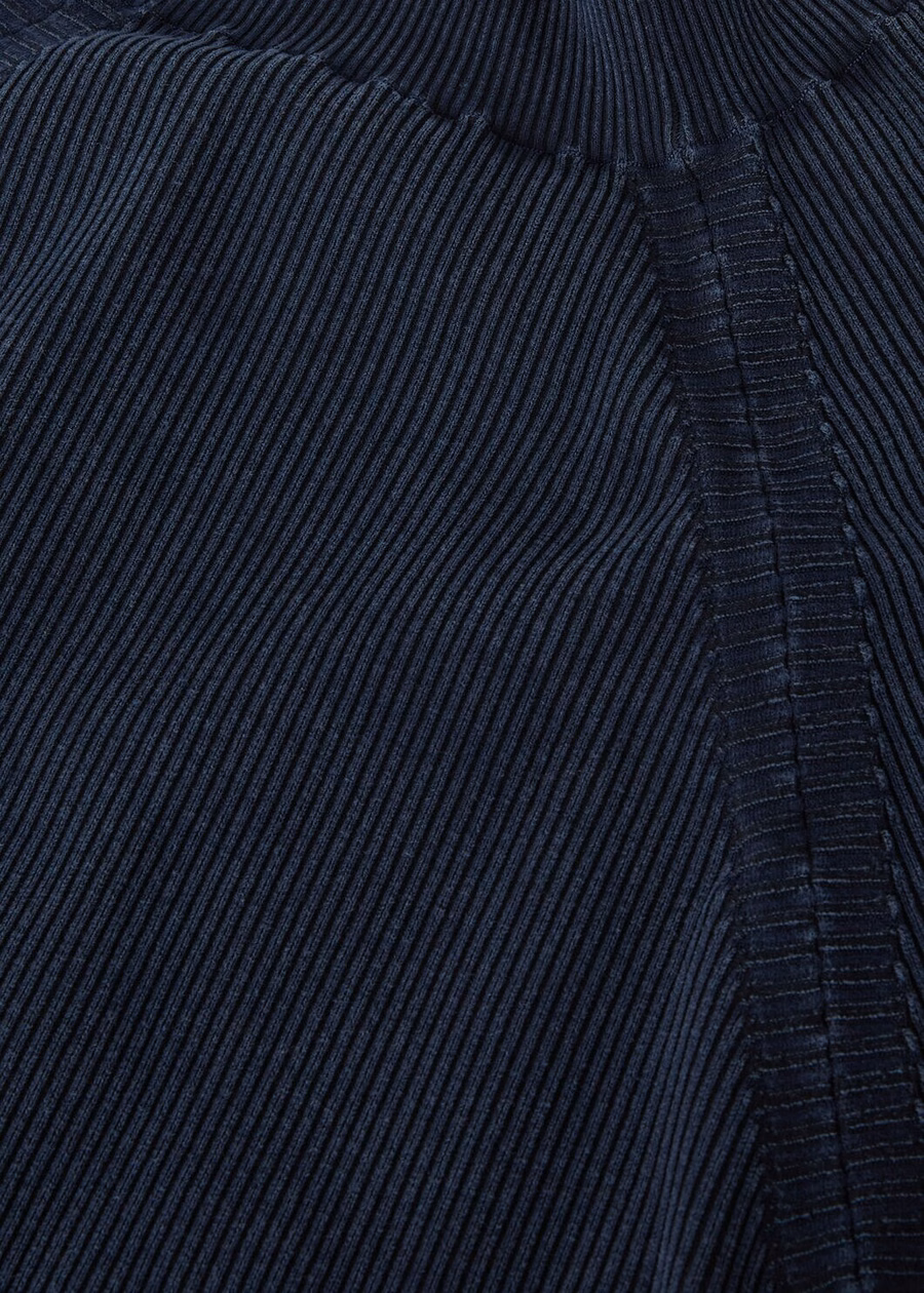 Lagorai Turtleneck Silk Ocean Depths