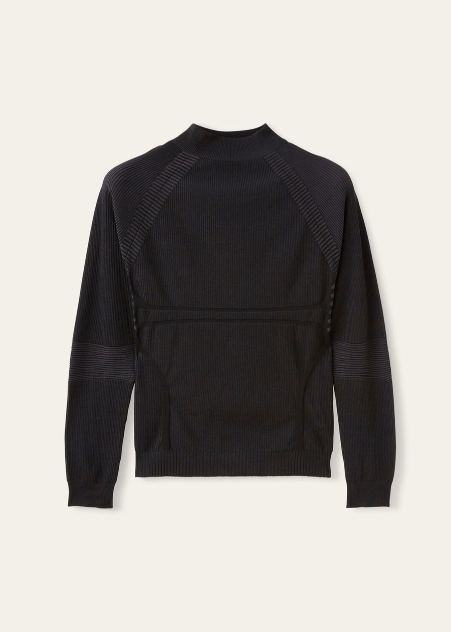 Lagorai Turtleneck Silk Black Sand