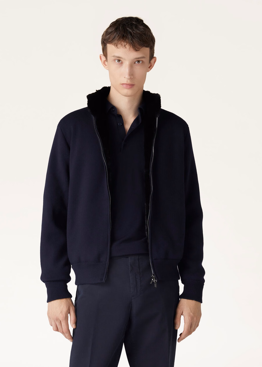 Shiretoko The Gift of Kings® Bomber Navy Blue
