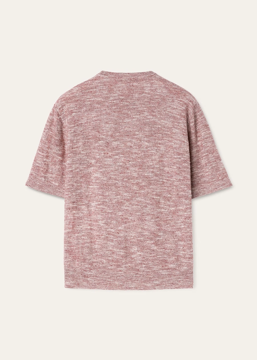 Tori Crewneck In Silk Cherry Jam