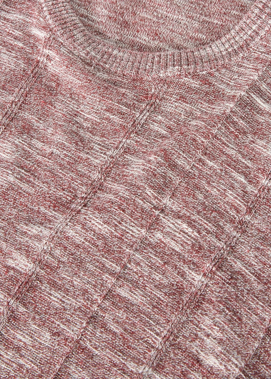 Tori Crewneck In Silk Cherry Jam