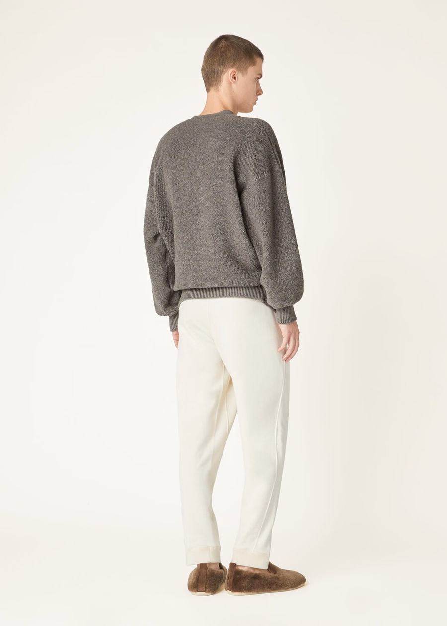 Cocooning Crewneck Cashmere Virgin Wool Pear Melange