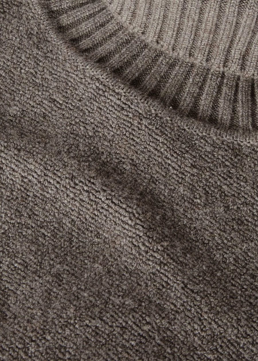 Cocooning Turtleneck Cashmere Virgin Wool Pear Melange