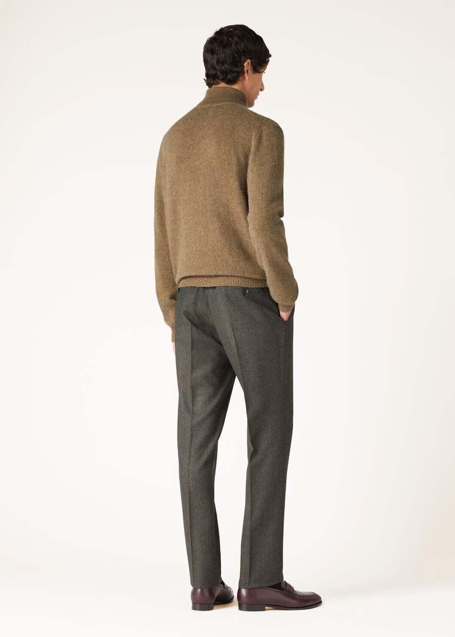 Fobello Turtleneck Baby Cashmere Tundra Melange