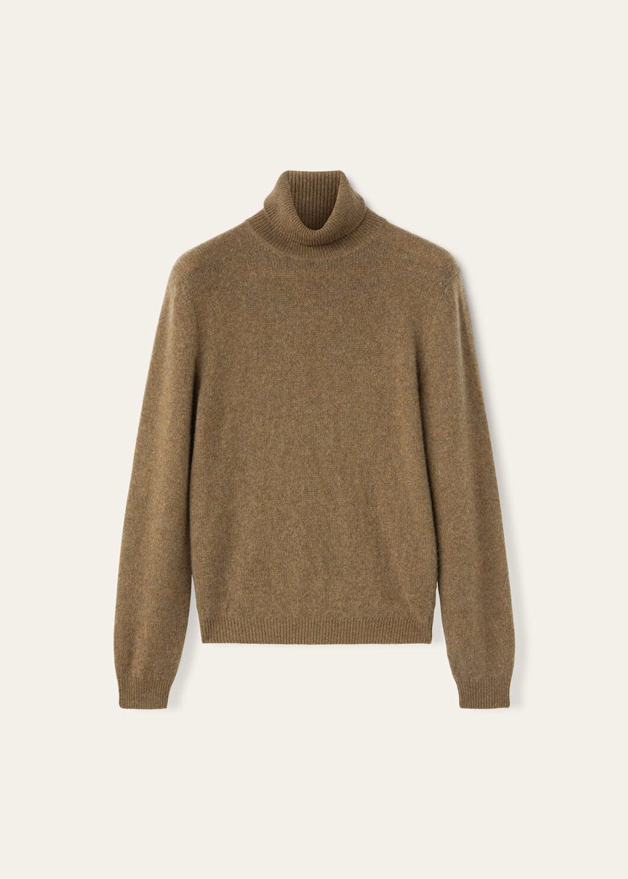 Fobello Turtleneck Baby Cashmere Tundra Melange