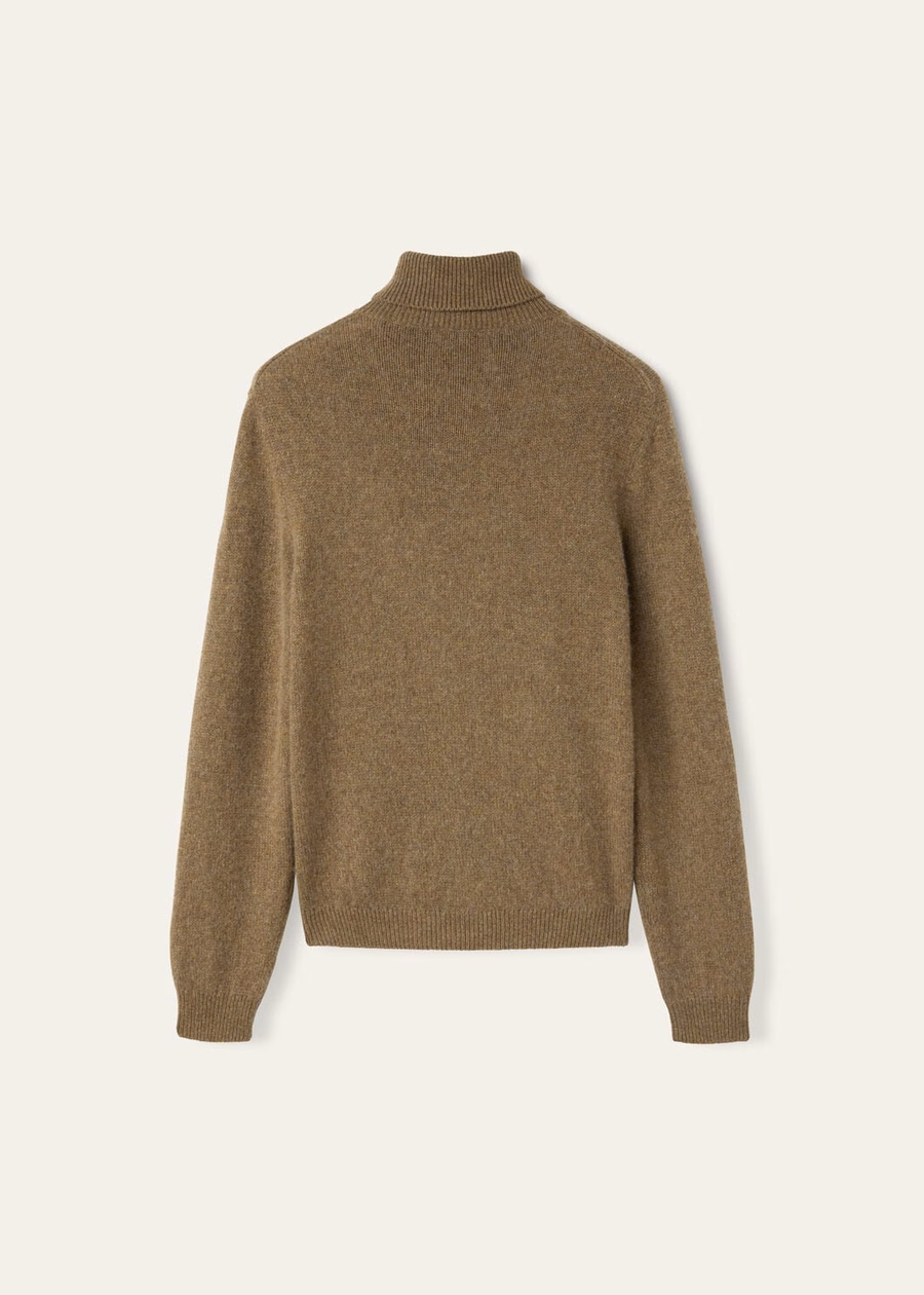 Fobello Turtleneck Baby Cashmere Tundra Melange
