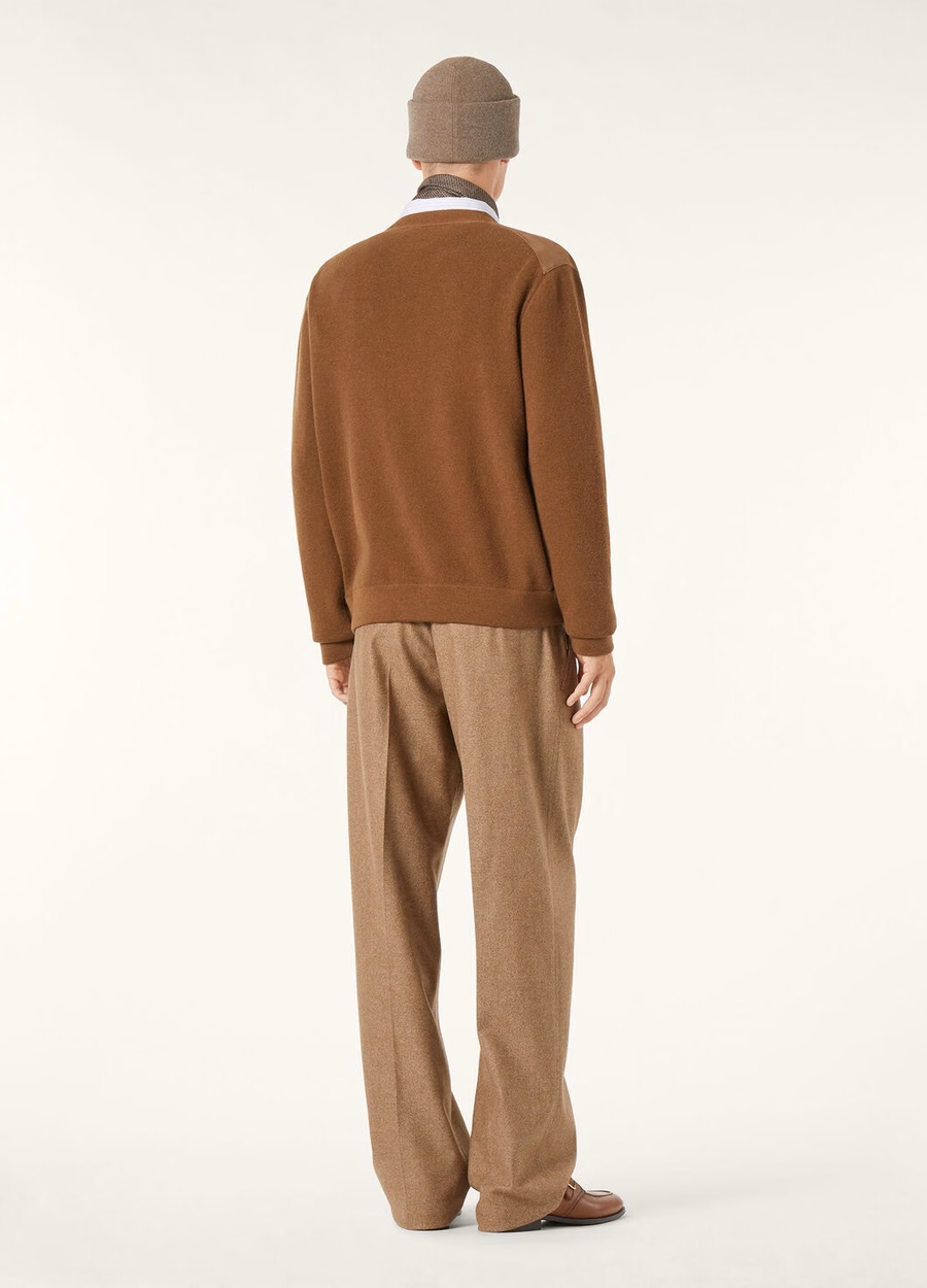 Earth Crust Cashmere Bomber Sweater