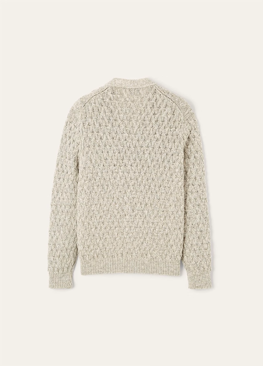 Cardigan Torriggia Cotton Caribbean Sand