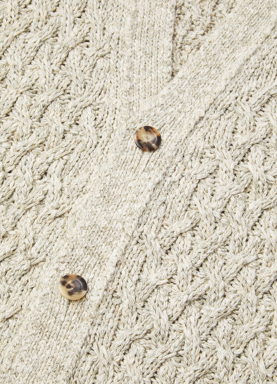 Cardigan Torriggia Cotton Caribbean Sand