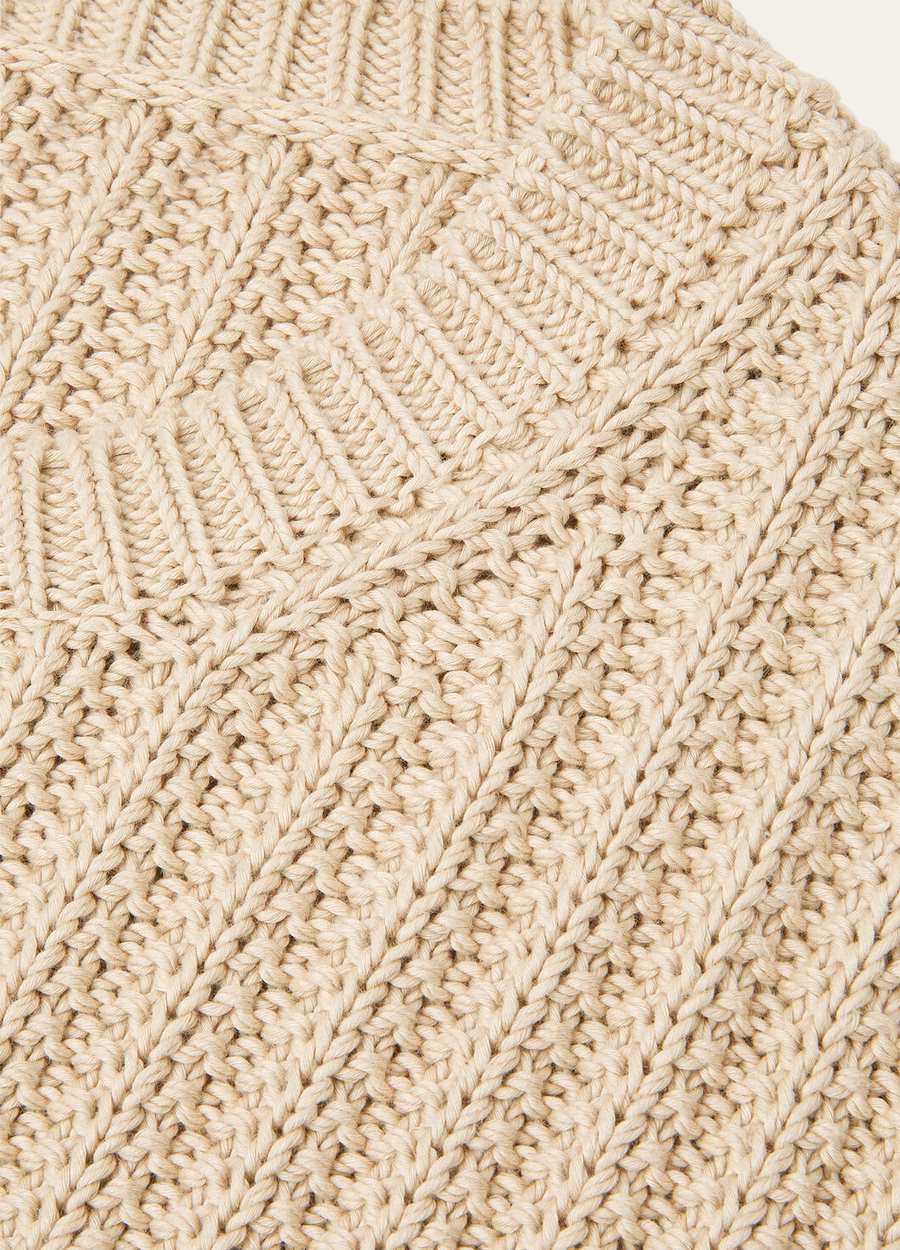 Moltrasio Crewneck Cotton Natural Parchment
