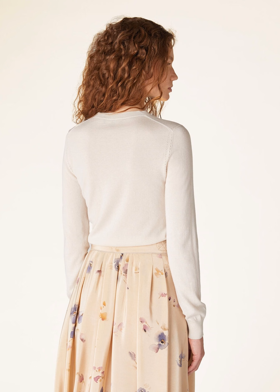Neo Piuma Crewneck Cashmere Tapioca