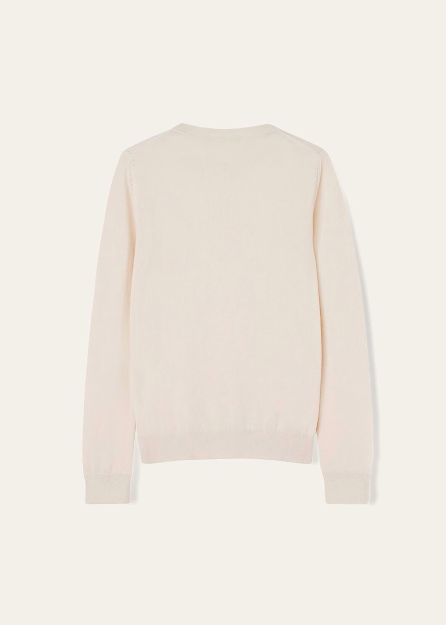 Neo Piuma Crewneck Cashmere Tapioca