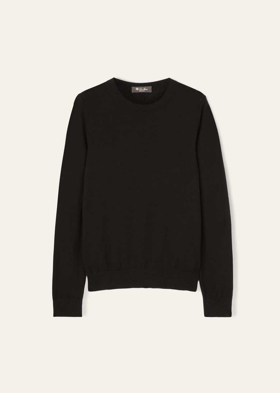 Neo Piuma Crewneck Cashmere Black