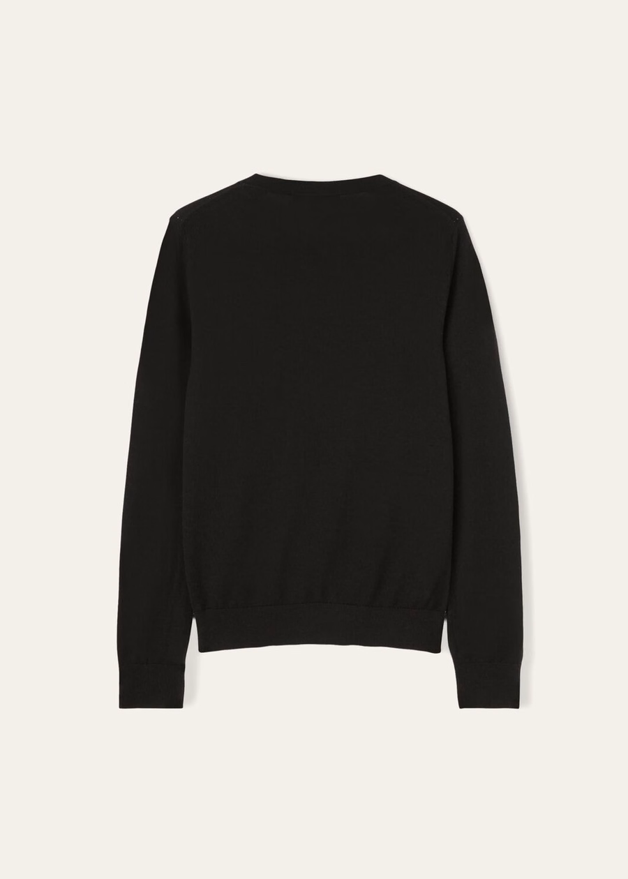 Neo Piuma Crewneck Cashmere Black