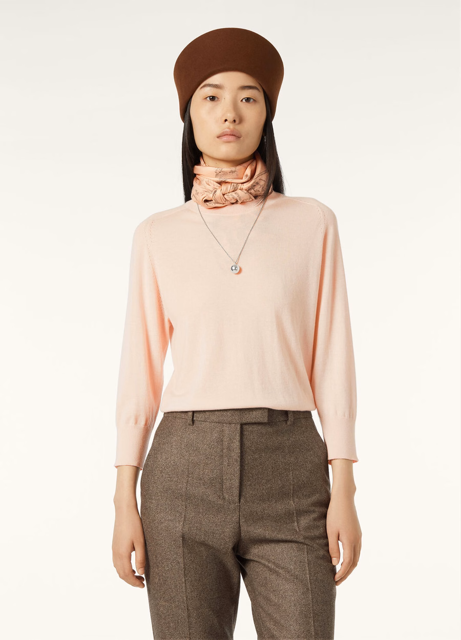 Piuma Crewneck Cashmere Soft Pinkish