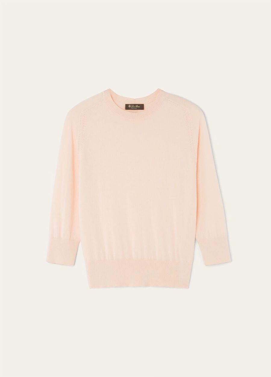 Piuma Crewneck Cashmere Soft Pinkish