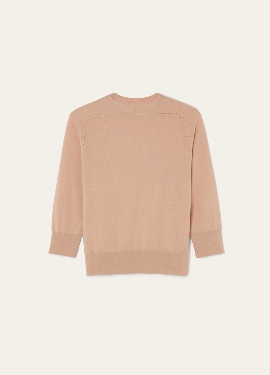 Crewneck Cashmere Feather Pink