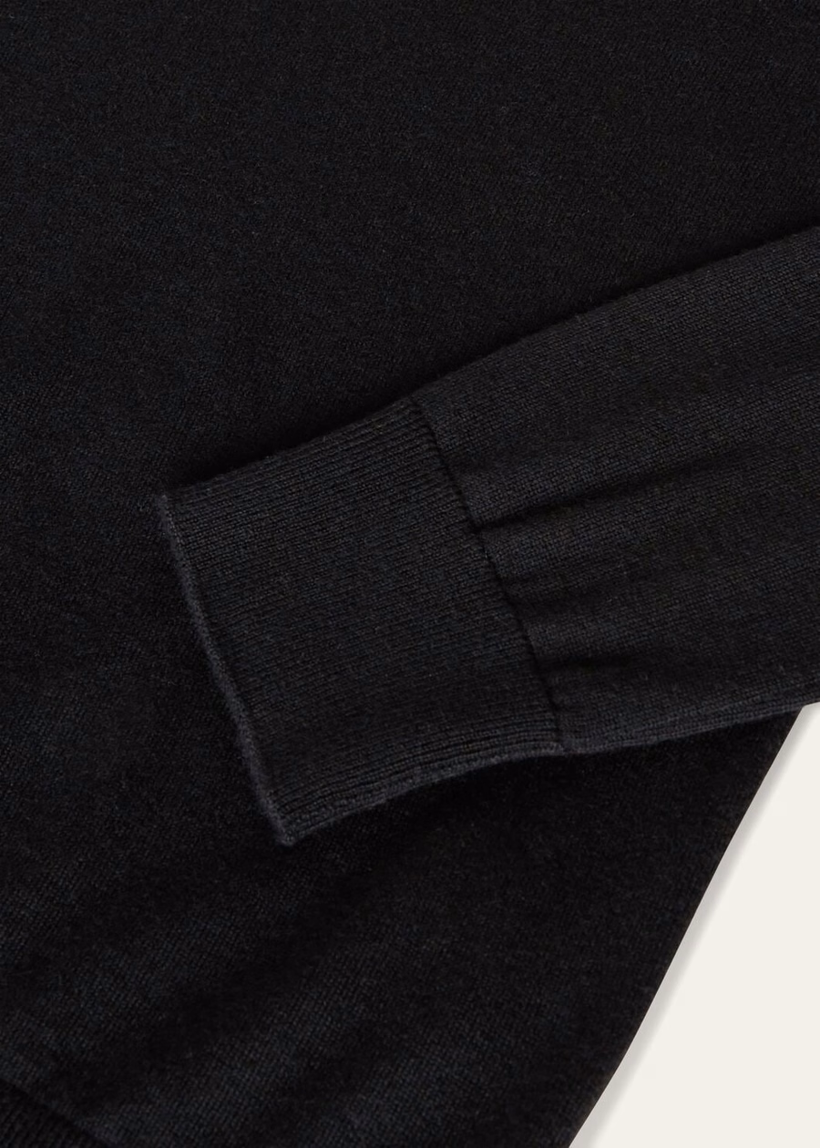 New Piuma V-Neck Cashmere Black