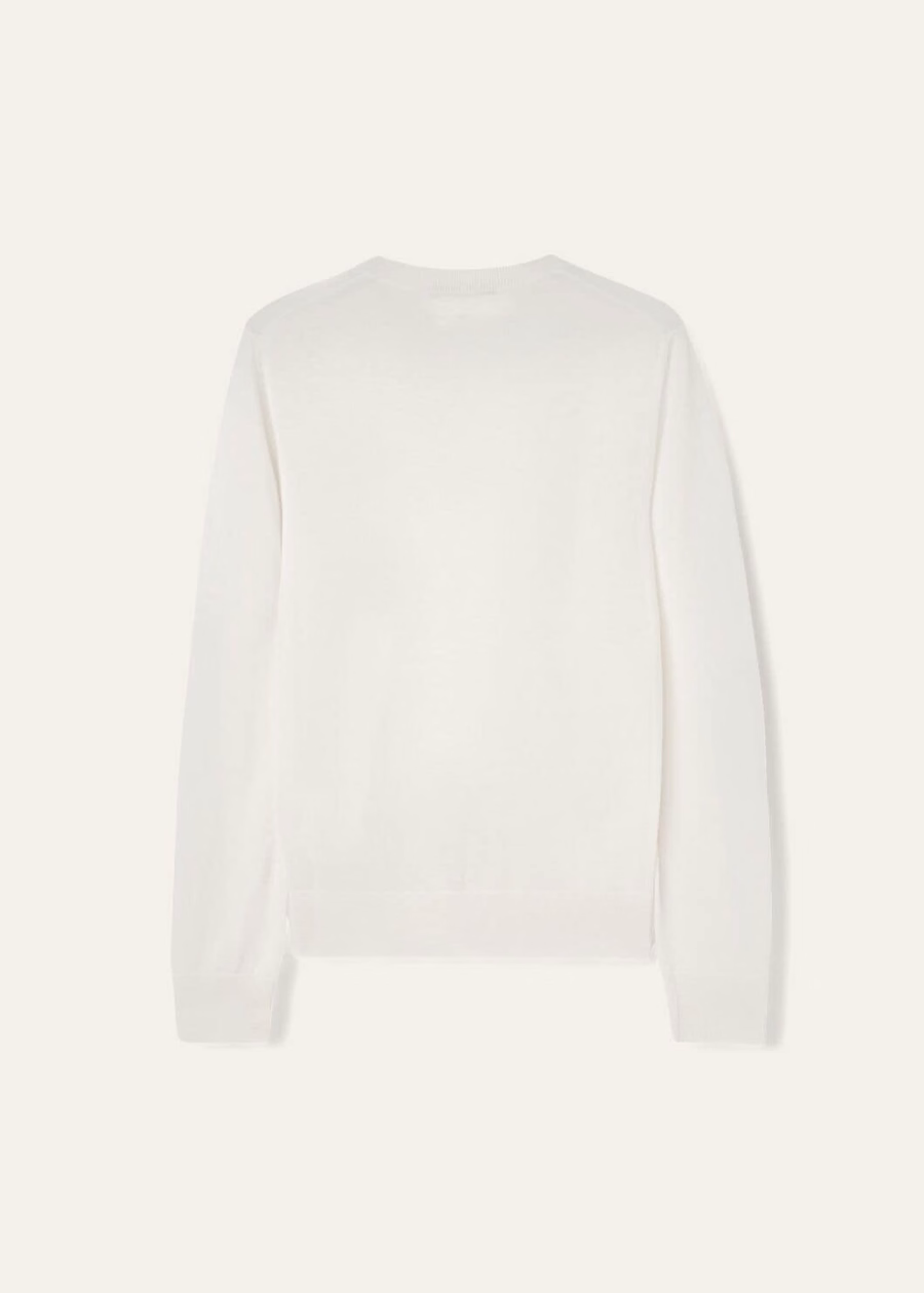 New Piuma V-Deck Cashmere White