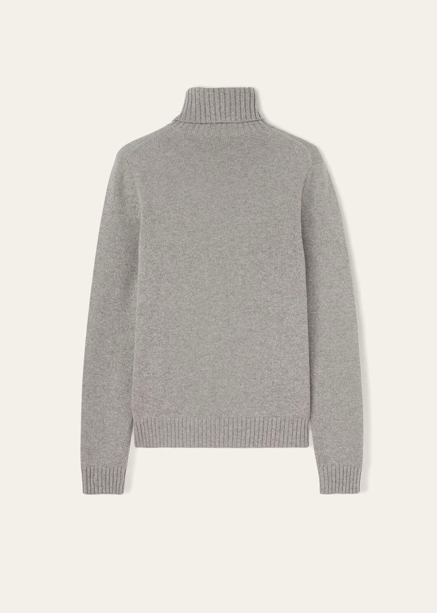 Parksville Turtleneck Baby Cashmere Flannel Melange