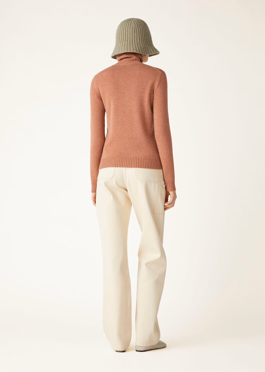 Parksville Turtleneck Baby Cashmere Sunset Hues Melange