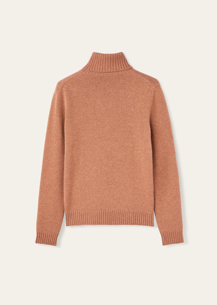 Parksville Turtleneck Baby Cashmere Sunset Hues Melange