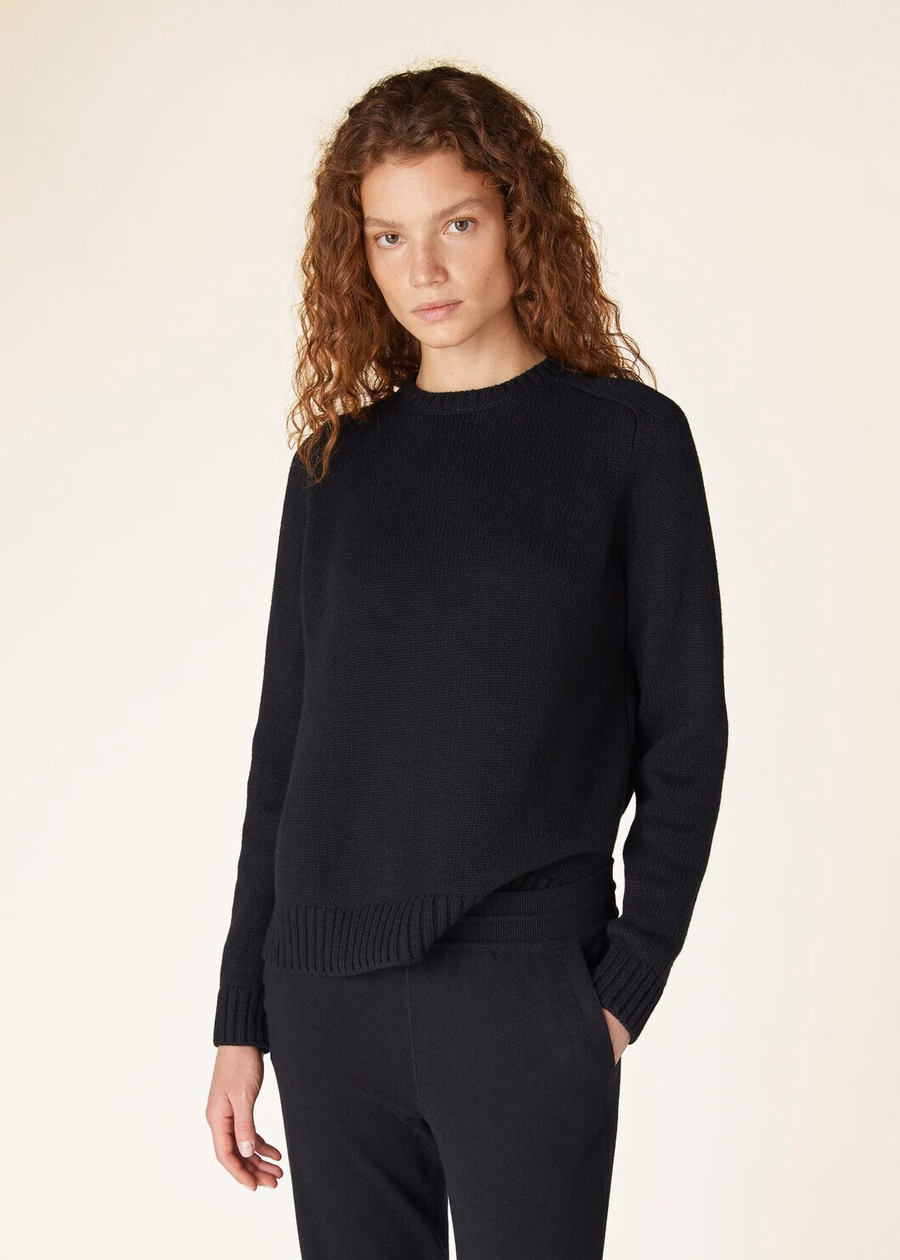 Parksville Crewneck Baby Cashmere Black