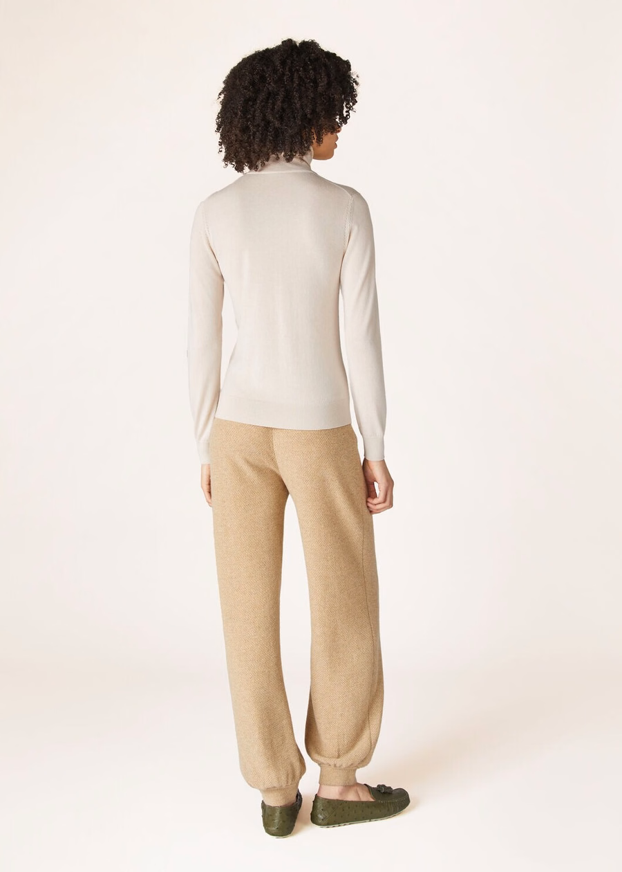Neo Piuma Turtleneck Cashmere Tapioca