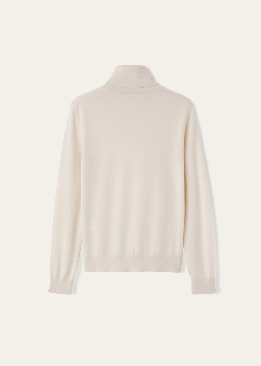 Neo Piuma Turtleneck Cashmere Tapioca