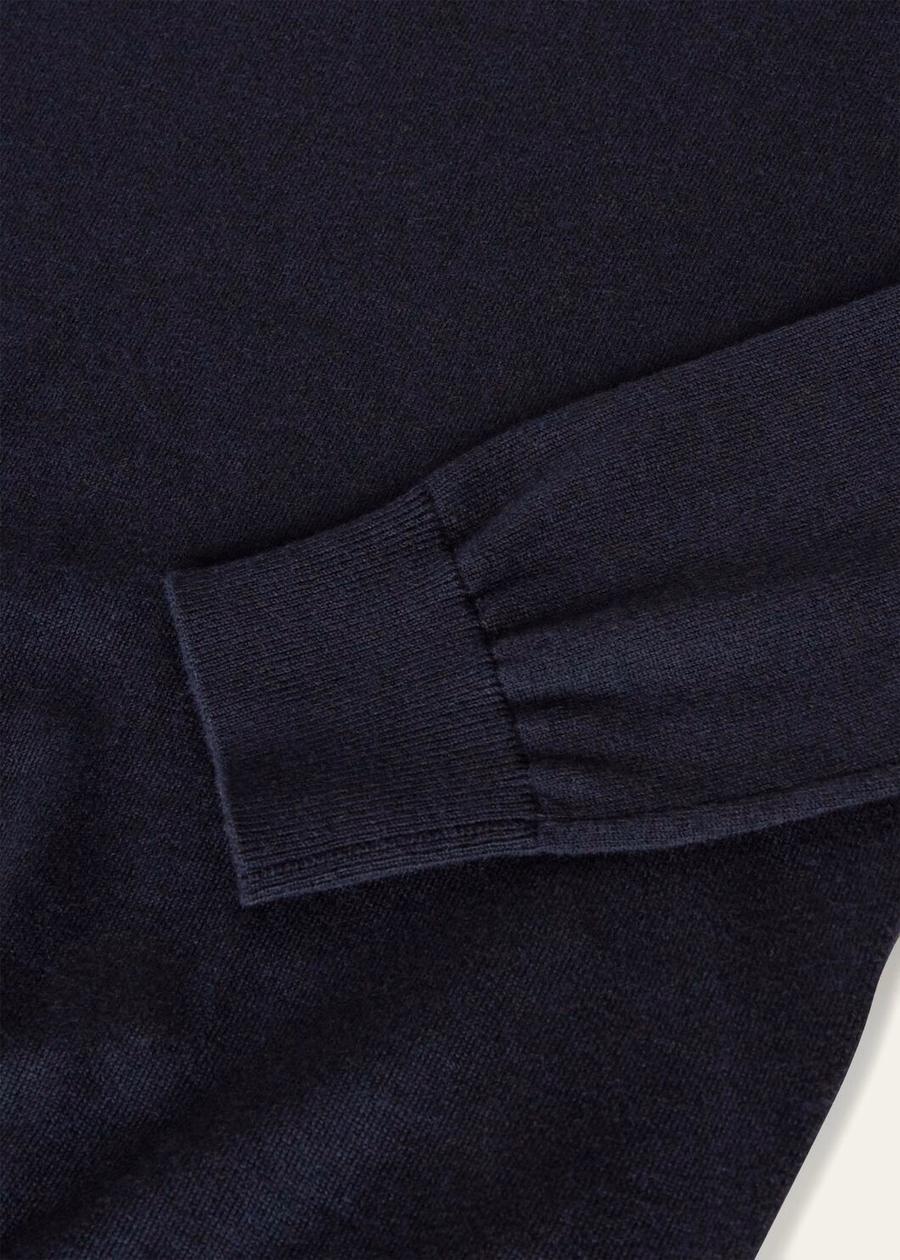 Neo Piuma Turtleneck Cashmere Navy Blue