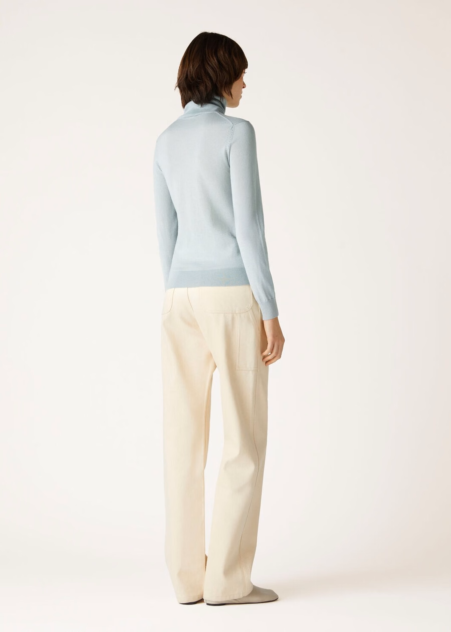Neo Piuma Turtleneck Cashmere Minty Breeze
