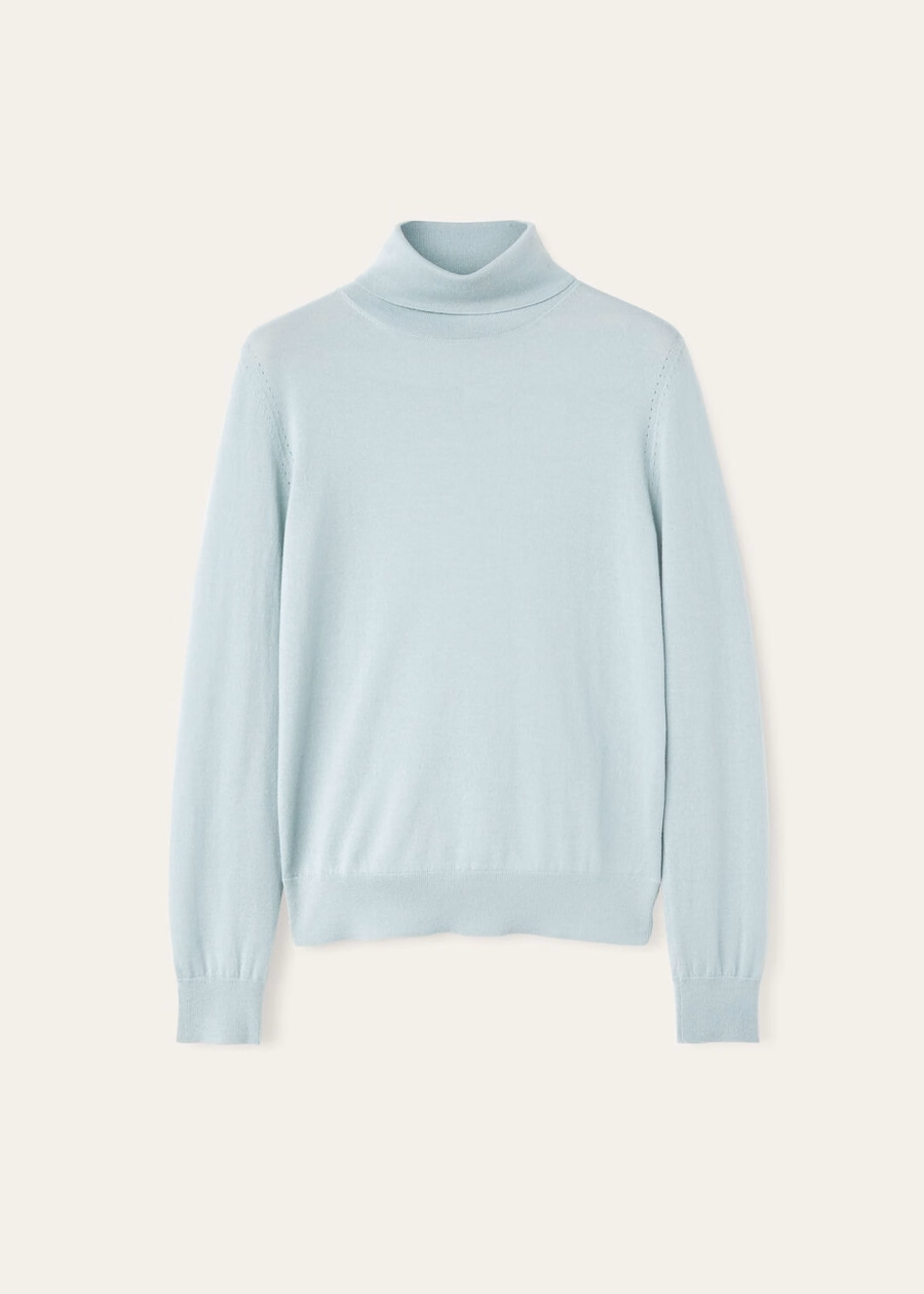 Neo Piuma Turtleneck Cashmere Minty Breeze