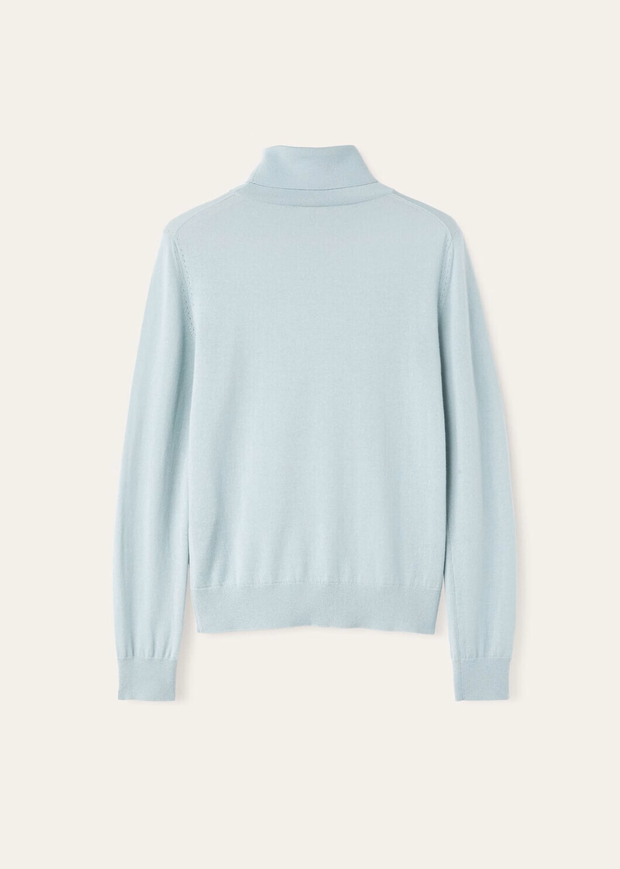 Neo Piuma Turtleneck Cashmere Minty Breeze