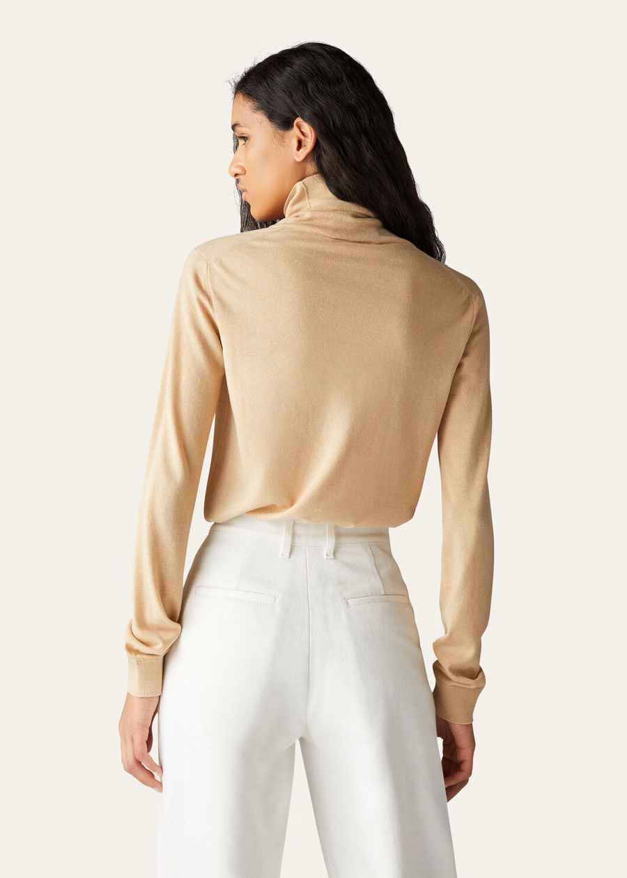 Turtleneck Vicuña Natural Light Vicuña