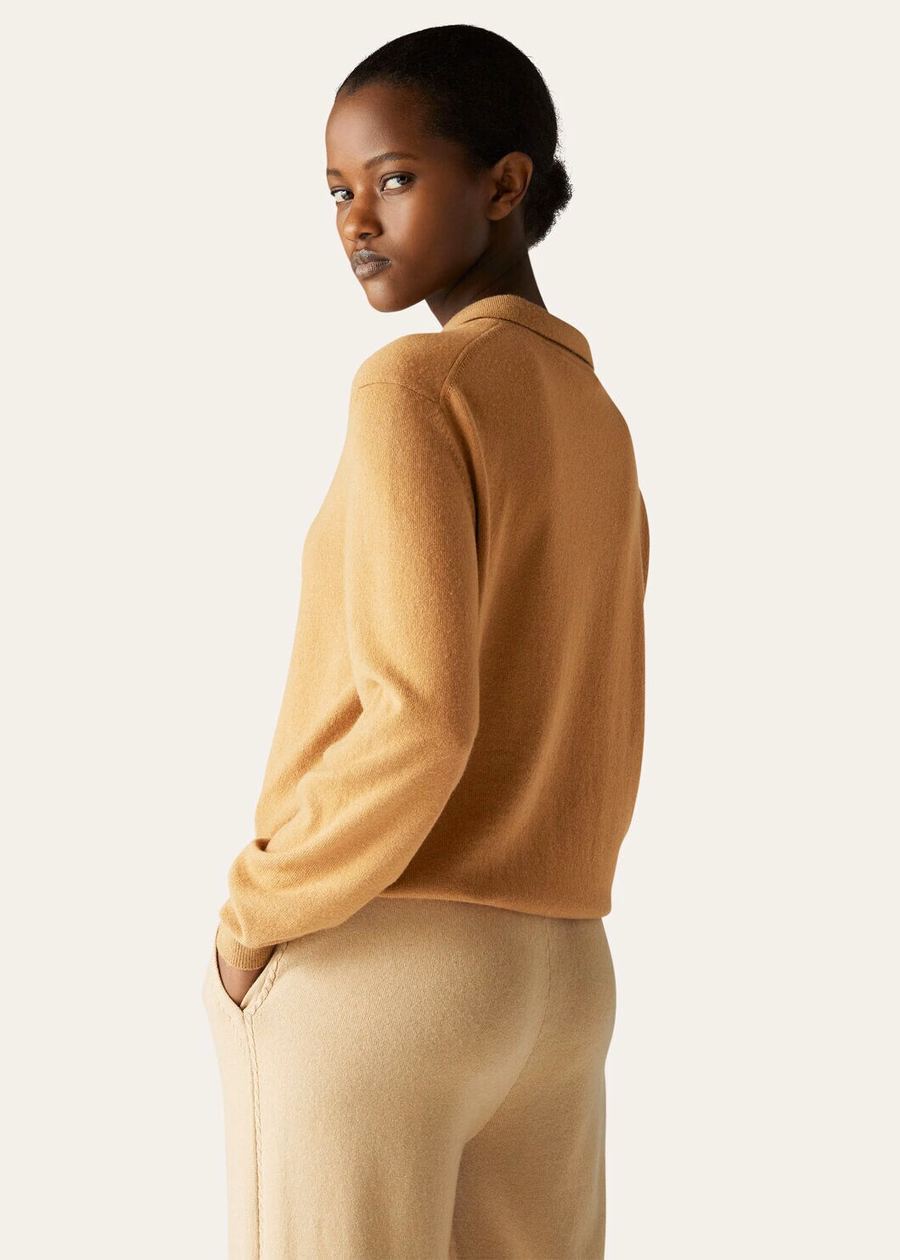 Polo shirt Merano Vicuña Natural Medium Vicuna