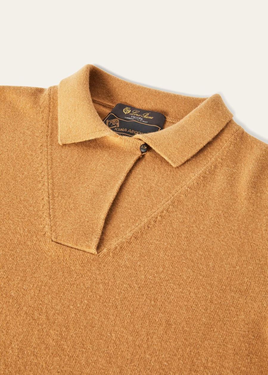 Polo shirt Merano Vicuña Natural Medium Vicuna