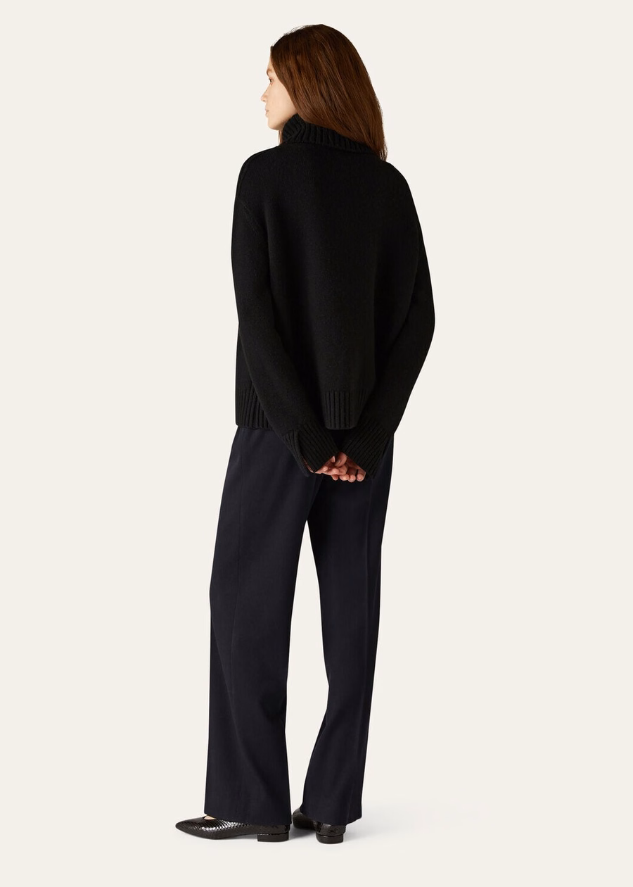 Parksville Baby Cashmere Sweater Black