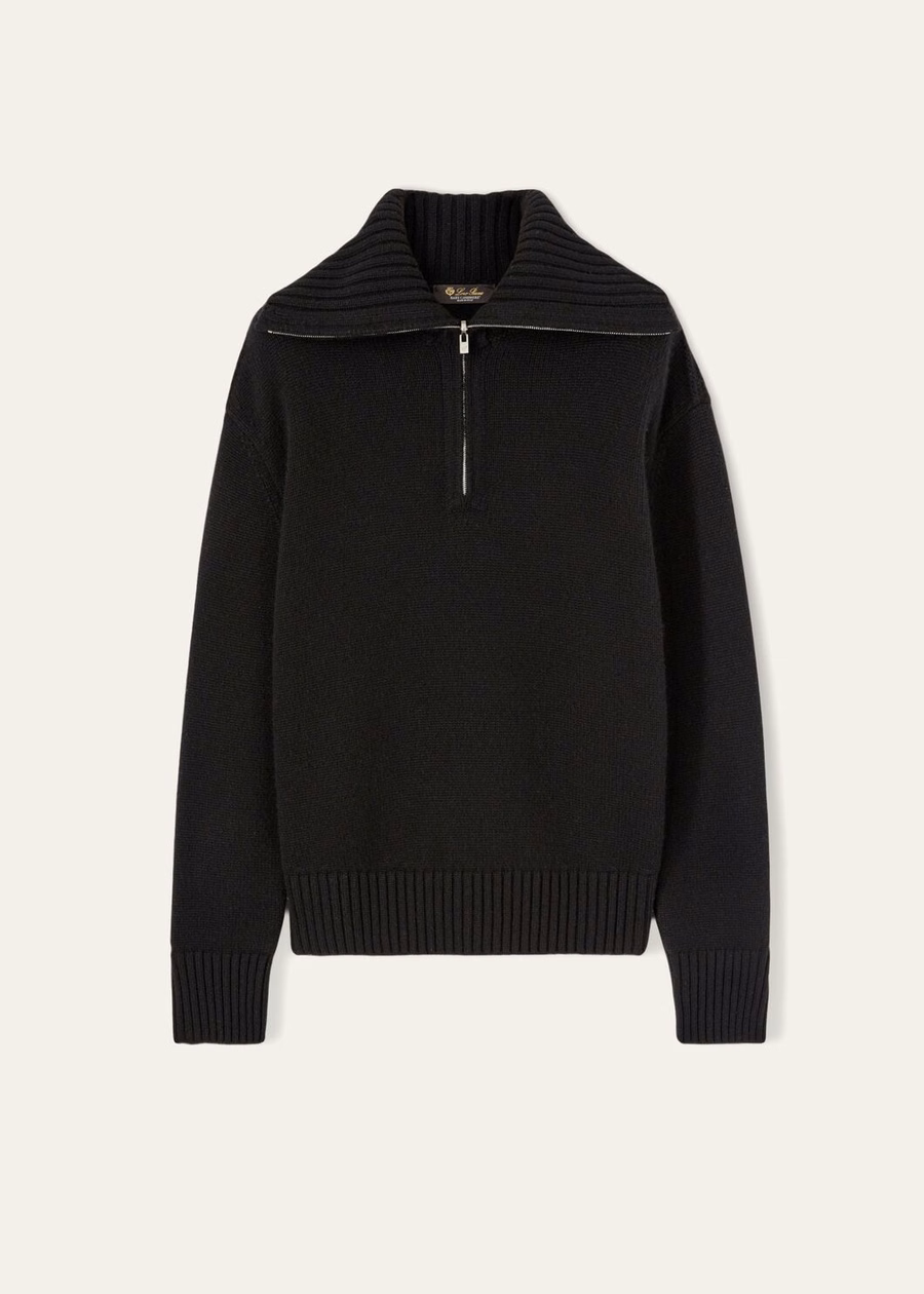 Parksville Baby Cashmere Sweater Black