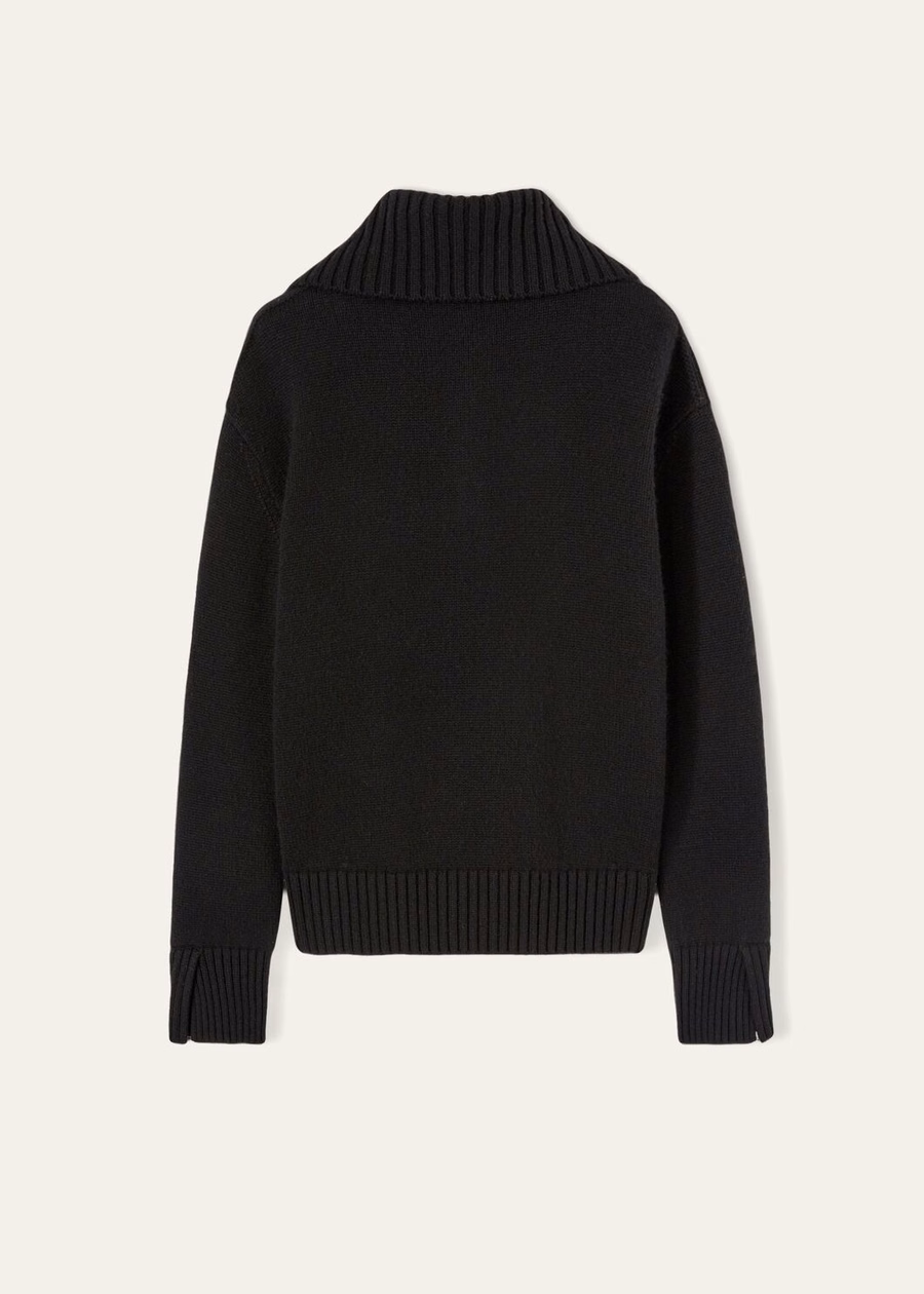 Parksville Baby Cashmere Sweater Black