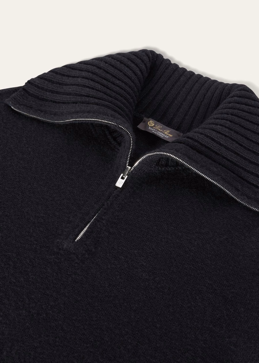 Parksville Baby Cashmere Sweater Black