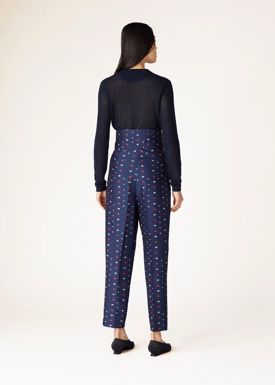 Port Douglas round neck, cashmere, navy blue