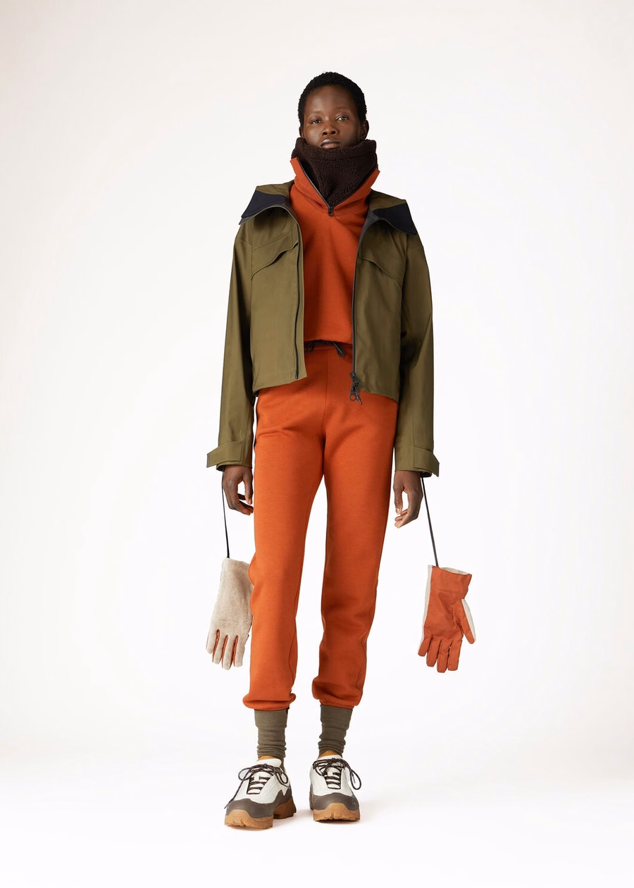 Larecchio Sweater Cotton Cashmere Jasper Coral Orange