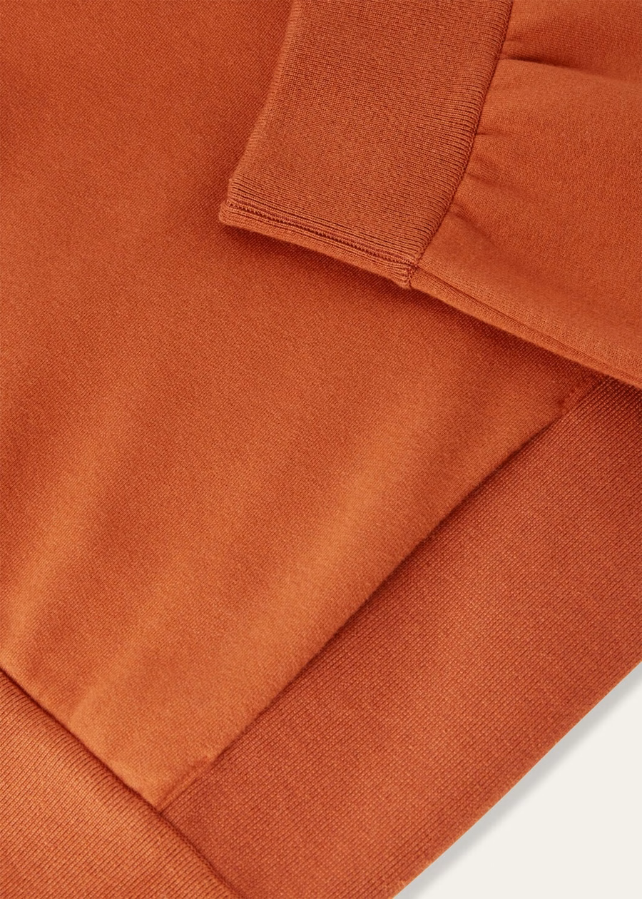 Larecchio Sweater Cotton Cashmere Jasper Coral Orange